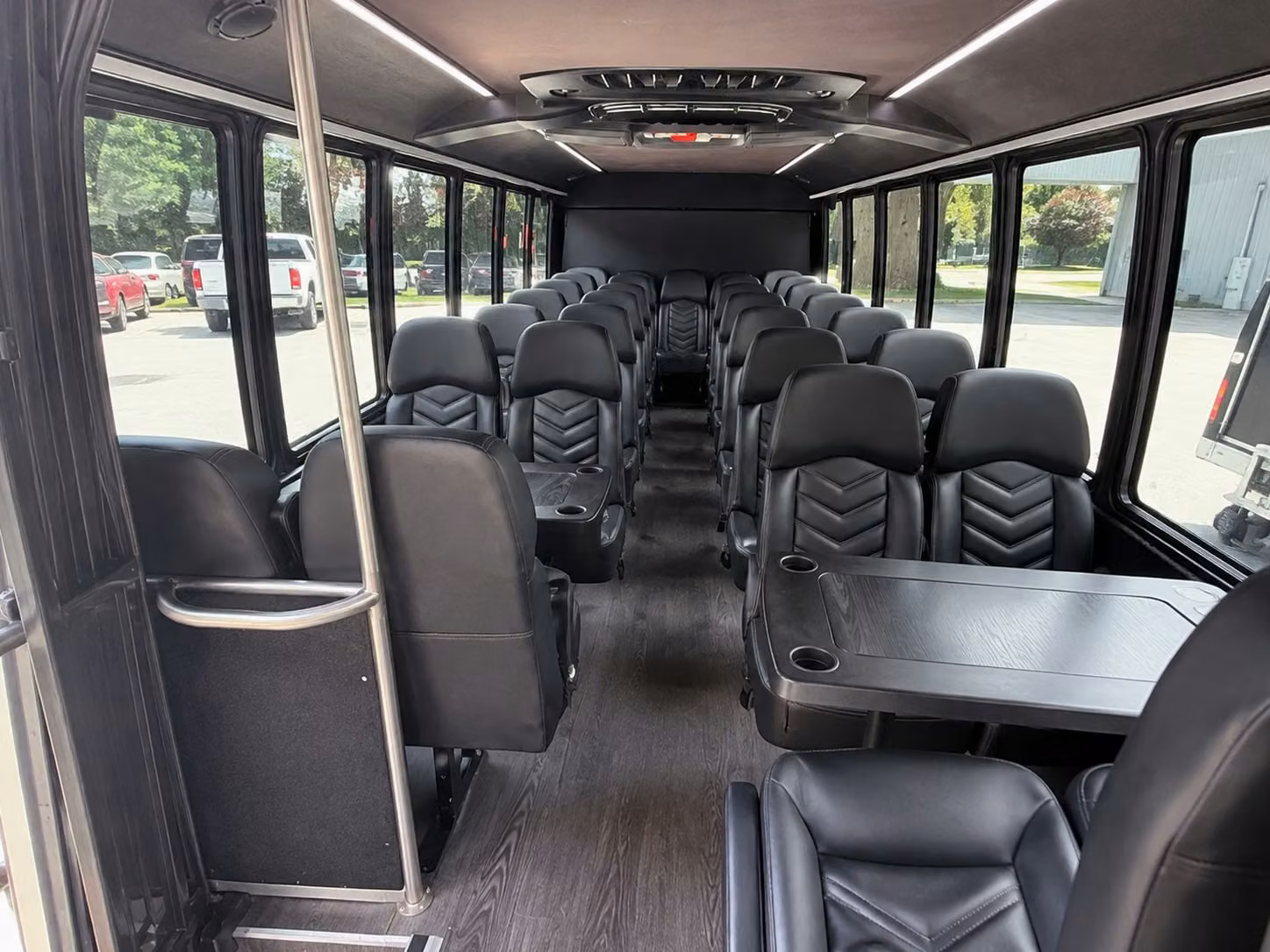 20 passenger minibus inside