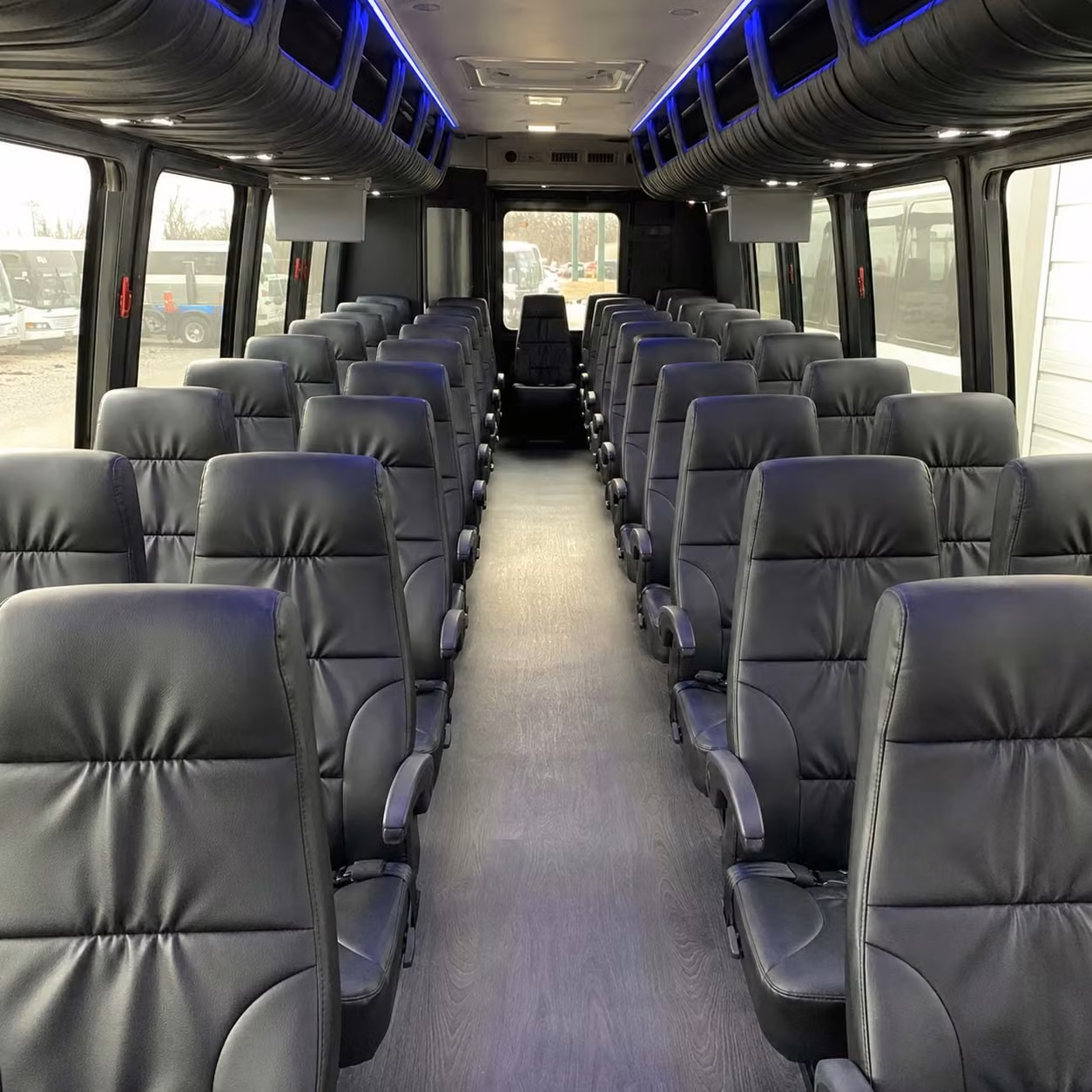 35 passenger minibus interior