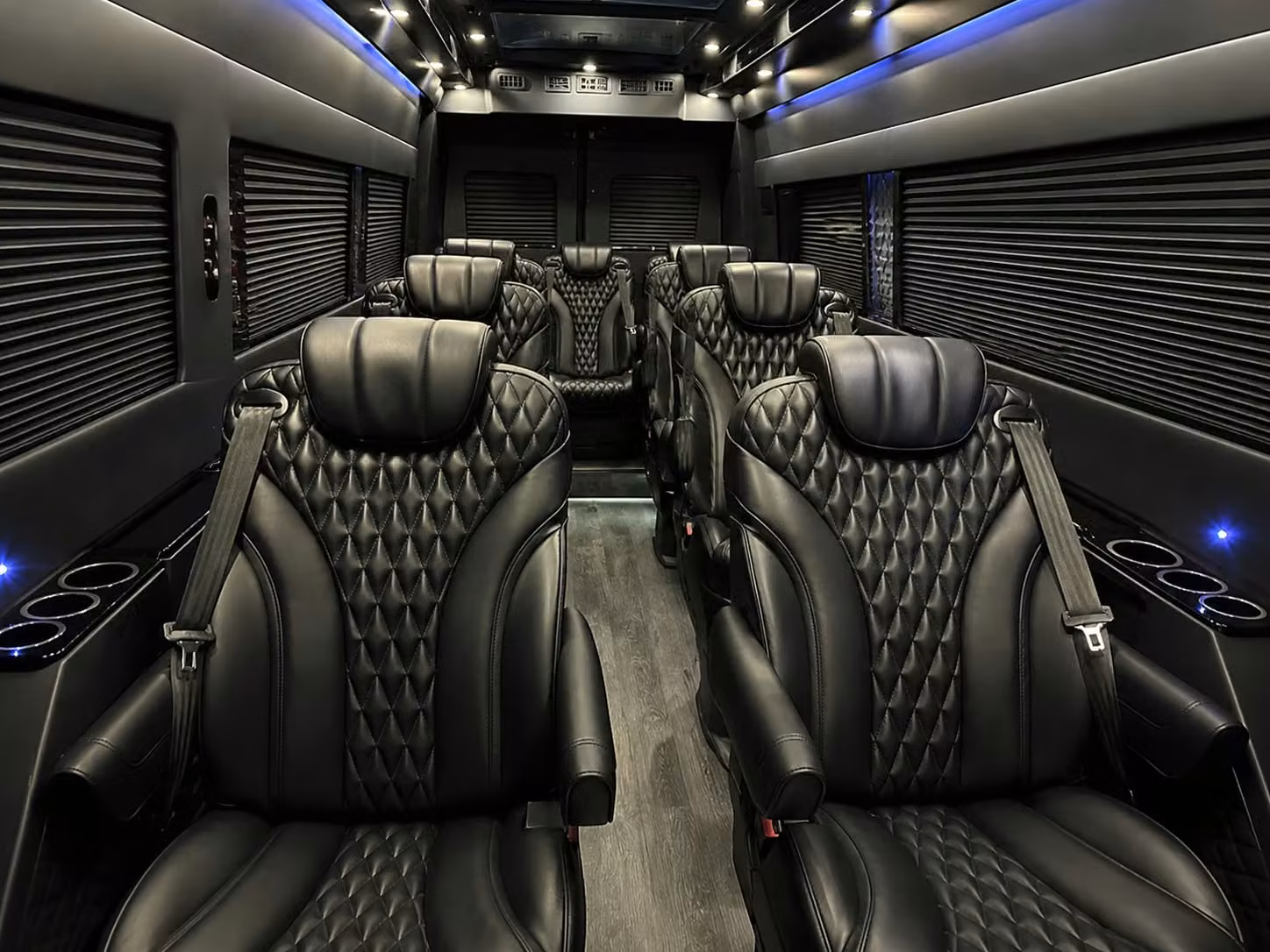 sprinter van with driver inside